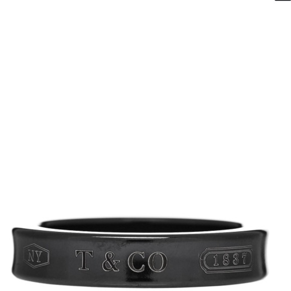 tiffany titanium 4mm 80 37 narror ring - Picture 9 of 12